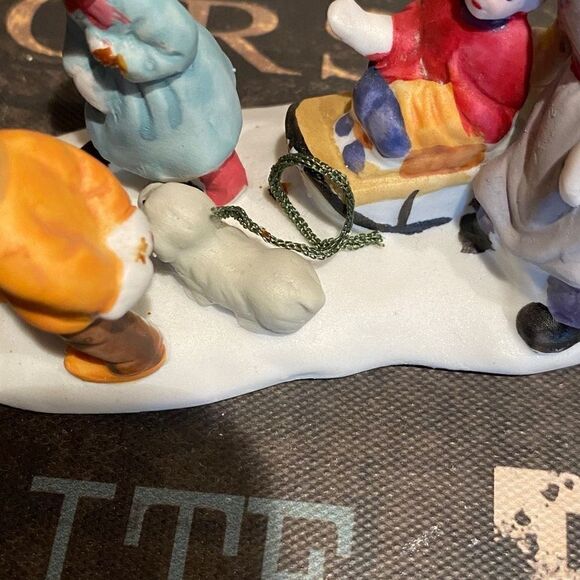 1992 Lemax Dickensvale "Bringing Home the Tree" Christmas Figure  #23053 - Picture 6 of 6